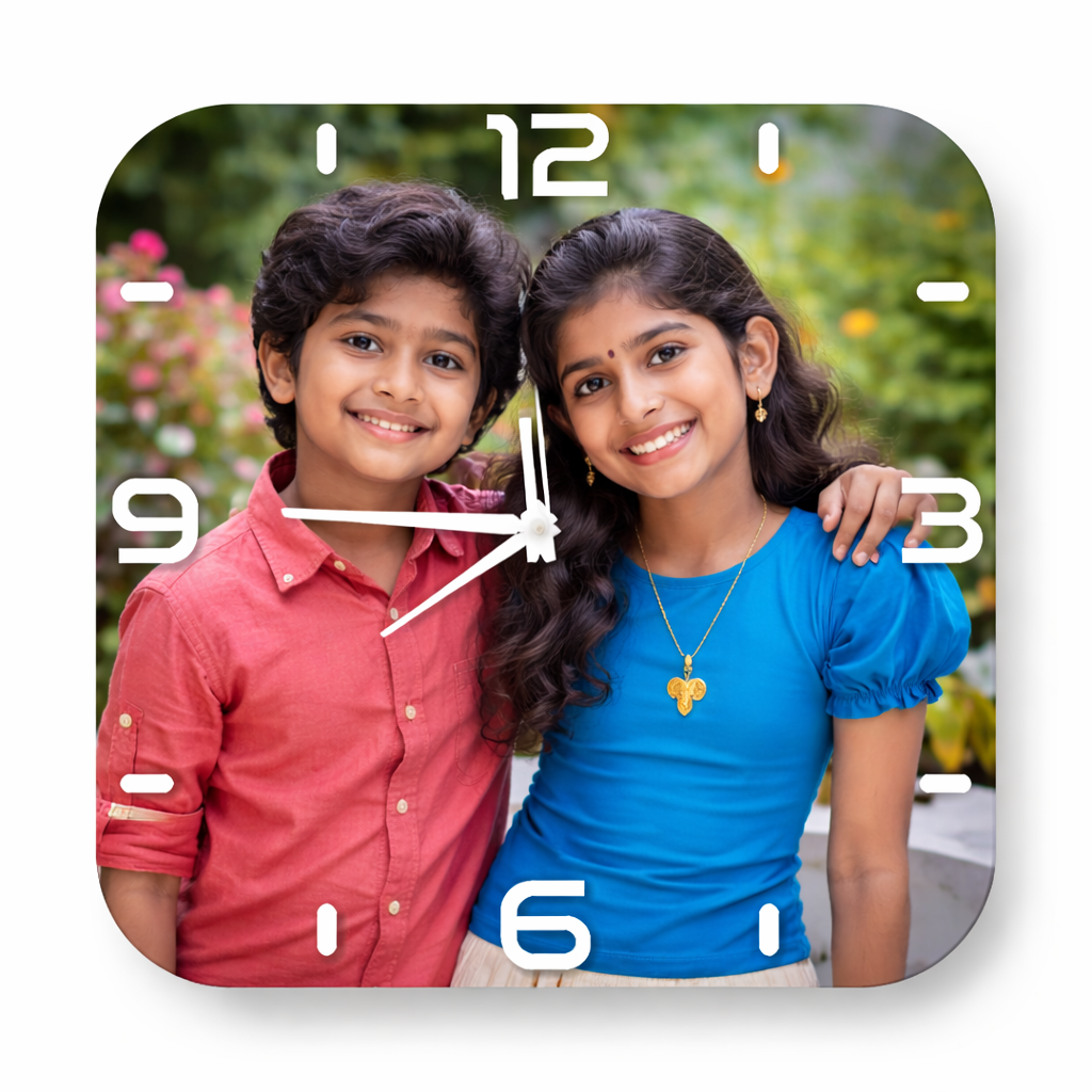 Personalized Family Wall Clock