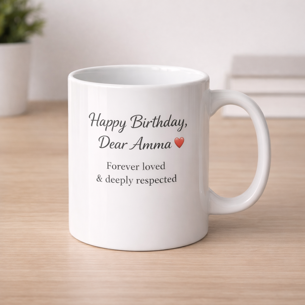 Birthday Mug for Amma